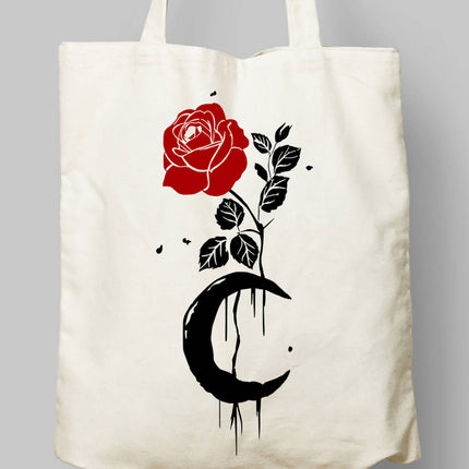 Rose And Moon Bez Çanta - basmatik.com