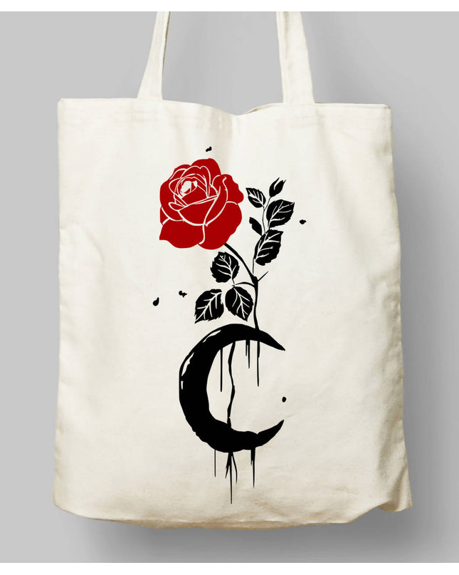 Rose And Moon Bez Çanta - basmatik.com
