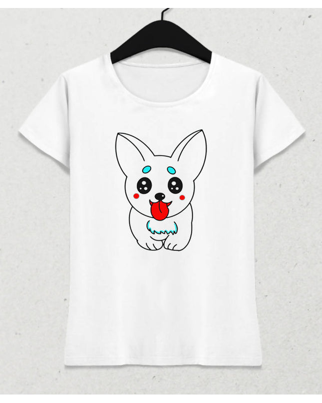 Tiny Dog Kadın Tişört - basmatik.com