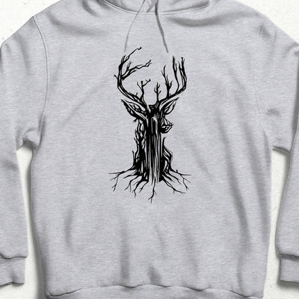 Tree Deer Hooded Sweatshirt
