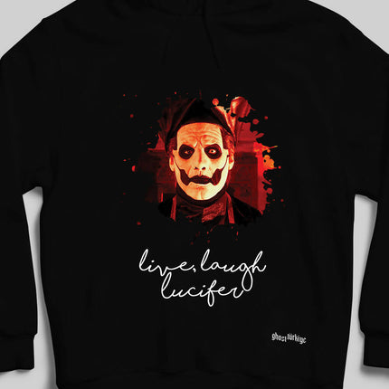 Live Laugh Lucifer Papa Emeritus IV Kapüşonlu Sweatshirt
